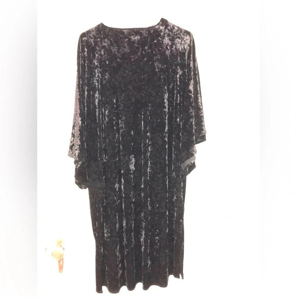 NWT_Black Velvet Longline Cardigan_NWT - Picture 2 of 12